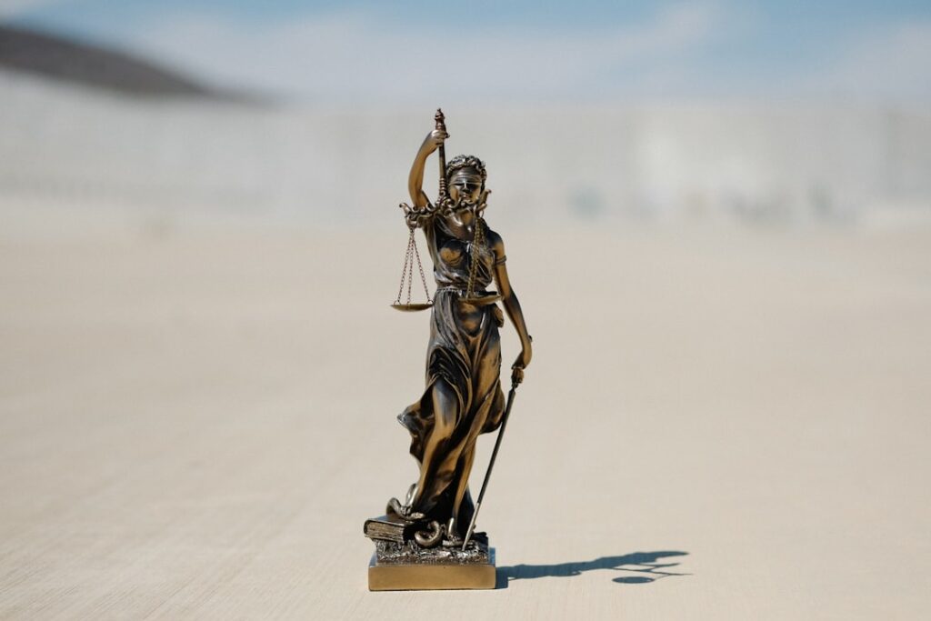 A statue of Lady Justice — illustrating a Singapore culpable-homicide sentencing case study