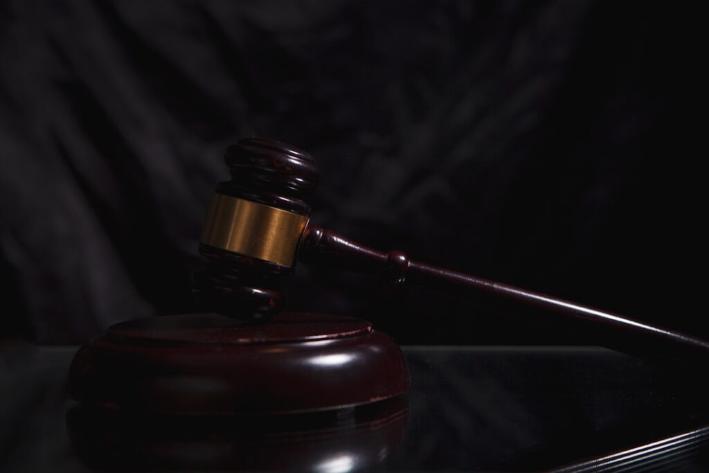 A wooden gavel — illustrating a Singapore voluntarily-causing-hurt sentencing case study