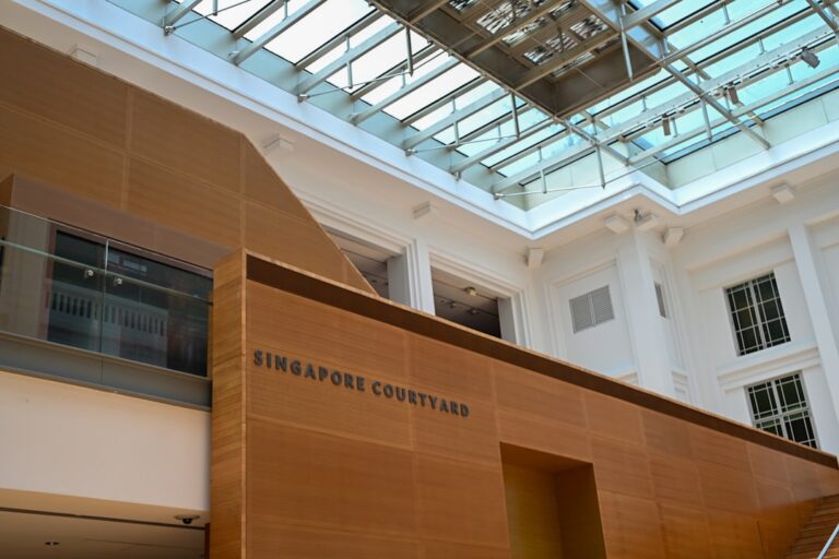 Interior of a courthouse — illustrating a Singapore drug-importation sentencing case study