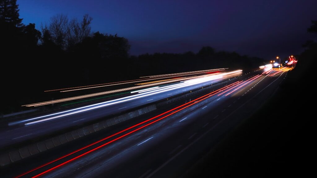Highway at night — illustrating a Singapore first-time drink-driving case study