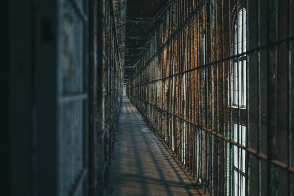 A prison corridor — illustrating a Singapore preventive detention case study
